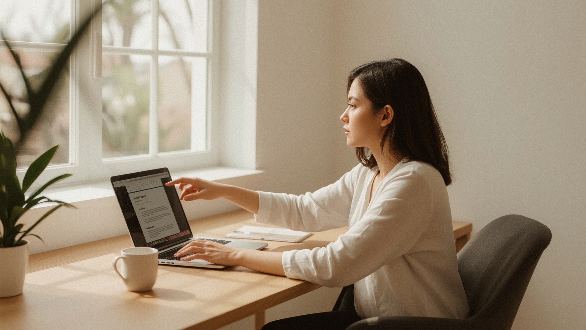 Professional at a desk learning how to create a lead magnet for email list growth
